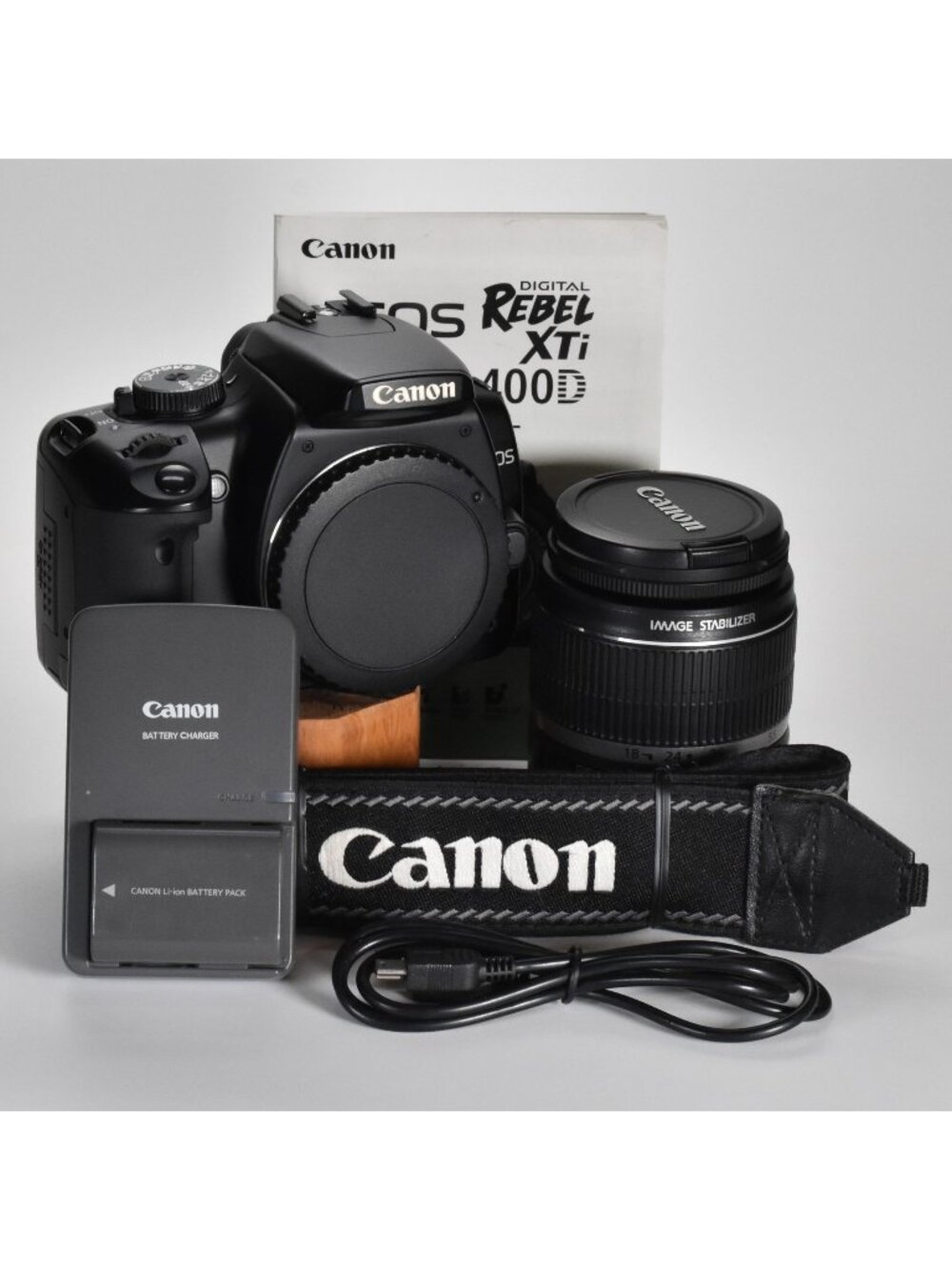 Canon EOS Digital Rebel XTi 400D DSLR 10.1MP EF-S 18-55mm Canon Lens Pro Tested